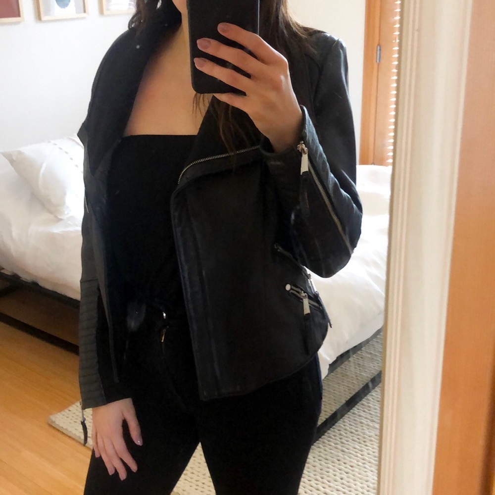 BCBG LEATHER JACKET